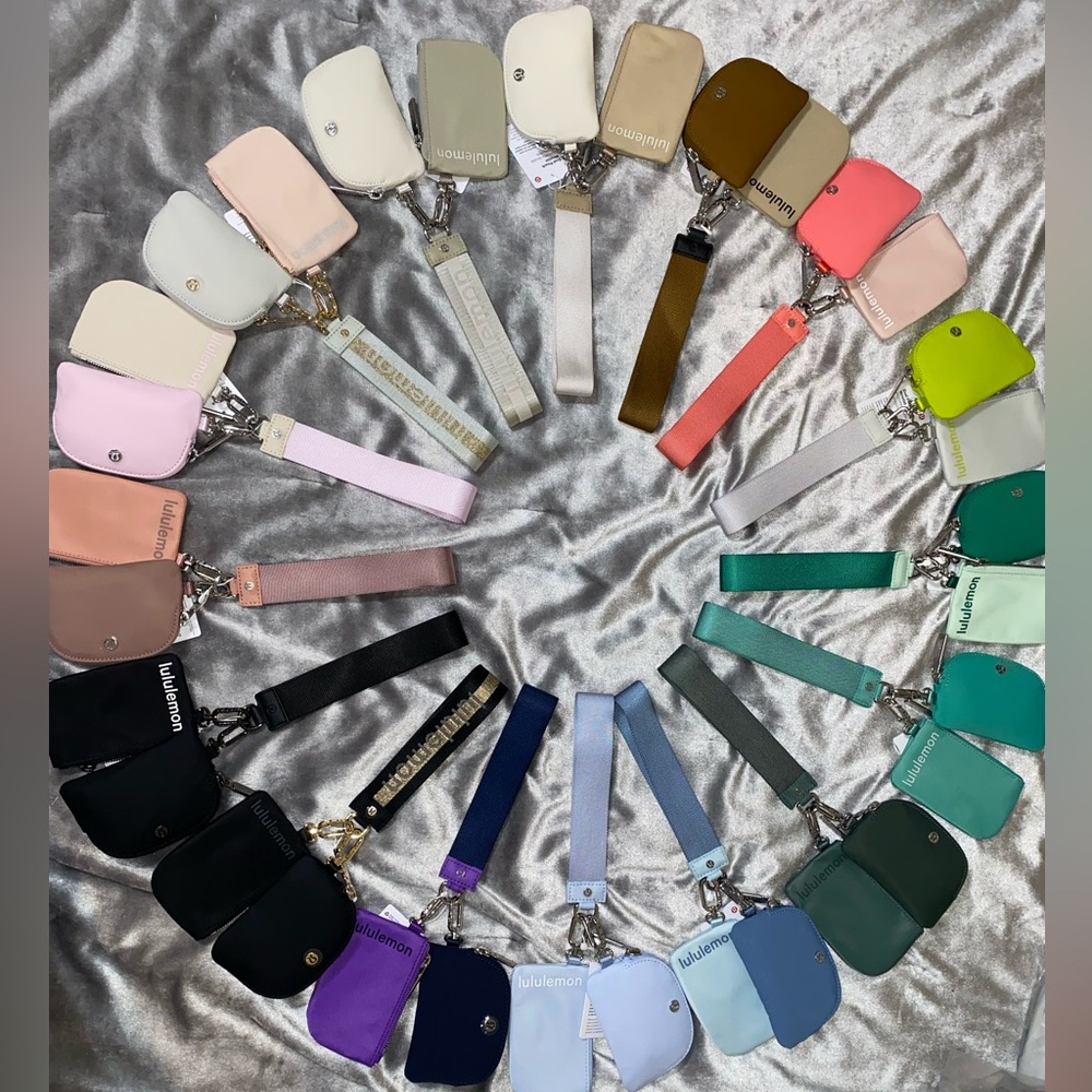 lululemon athletica assorted colorful key & card holders - Picture 9 of 16